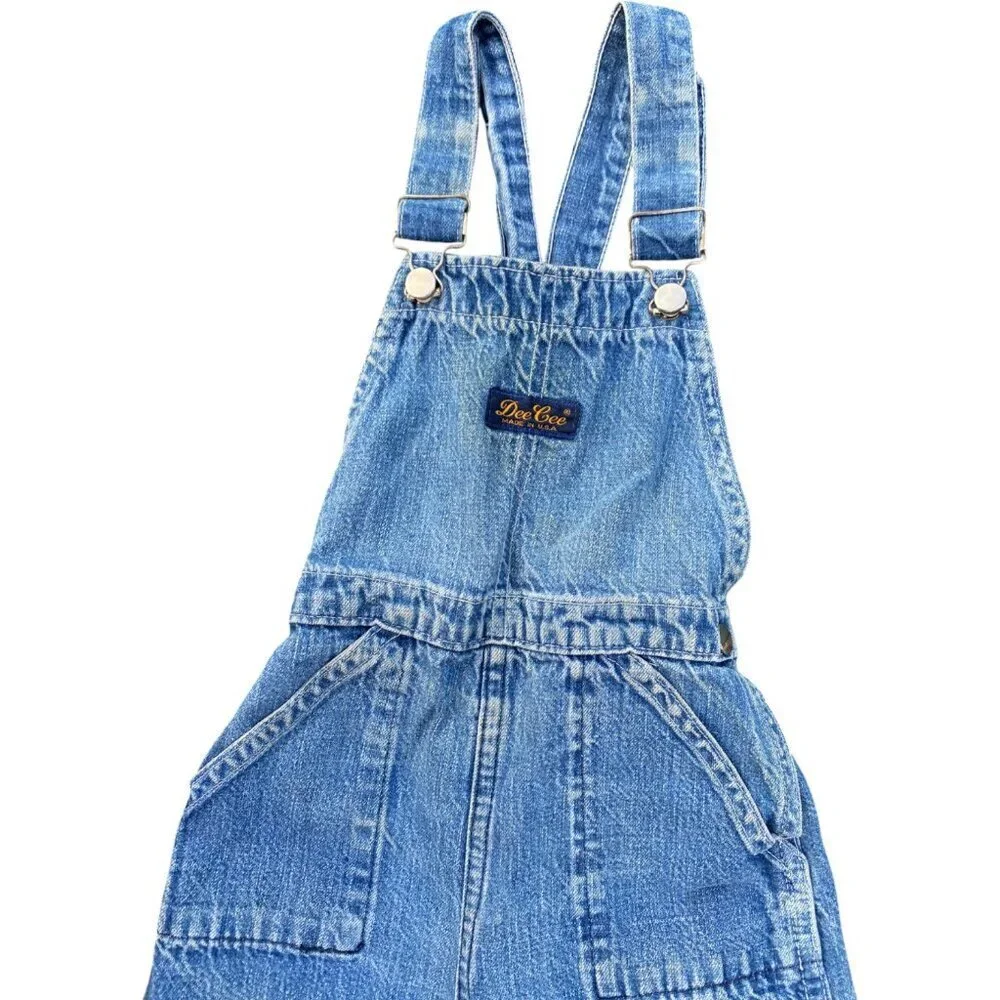 Vintage Washington Dee Cee Denim Overall Bibs - Made in USA - Toddler 3T